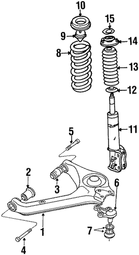 Tracker SUSPENSION COMPONENTS