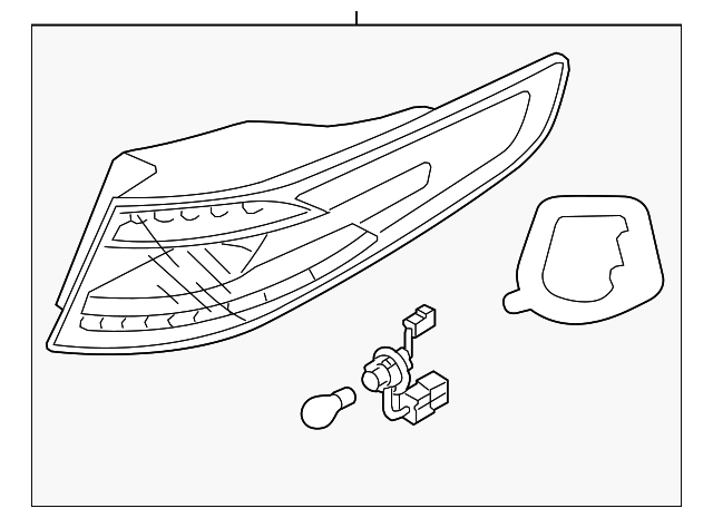 92402-4U010 Деталь TAIL LAMP ASSY, RIGHT