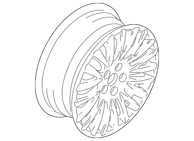 4321057L21ZNP Деталь WHEEL, ALLOY