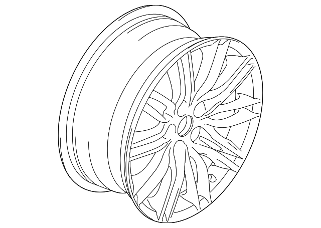 4321058L01ZRH Деталь WHEEL, ALLOY