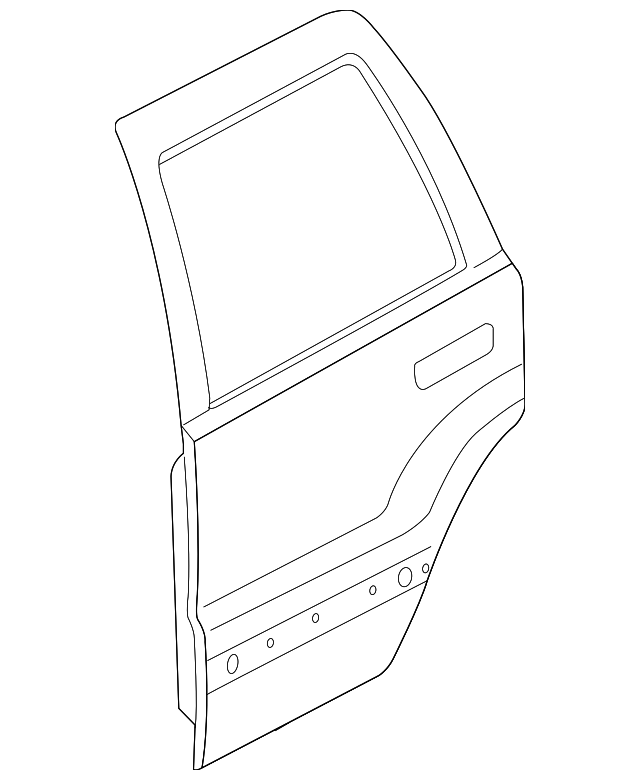 55176906AE Деталь DOOR SHELL, RIGHT