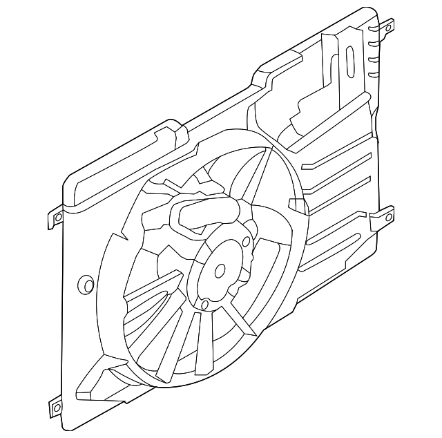 CV6Z-8C607-J Деталь FAN ASSY