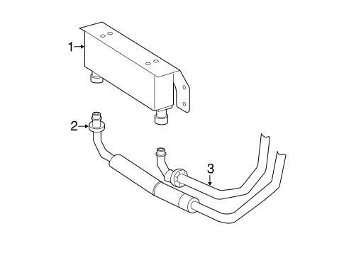 Express 2500 ENGINE OIL COOLER