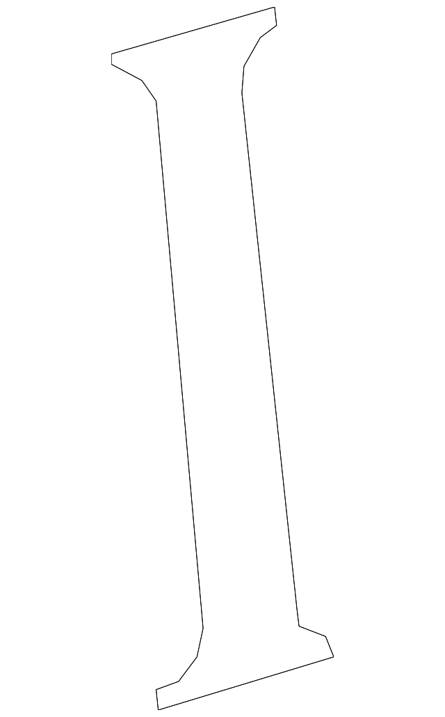 90669244027J69 Деталь WINDOW TRIM, LEFT