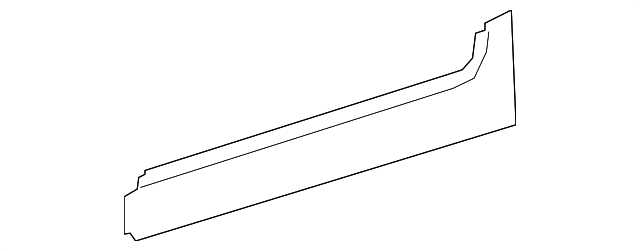 90669237027J69 Деталь LOWER TRIM, LEFT