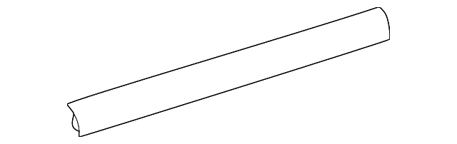 203-690-15-80 BELT MOLDING, LEFT