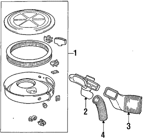 Bronco II AIR INLET