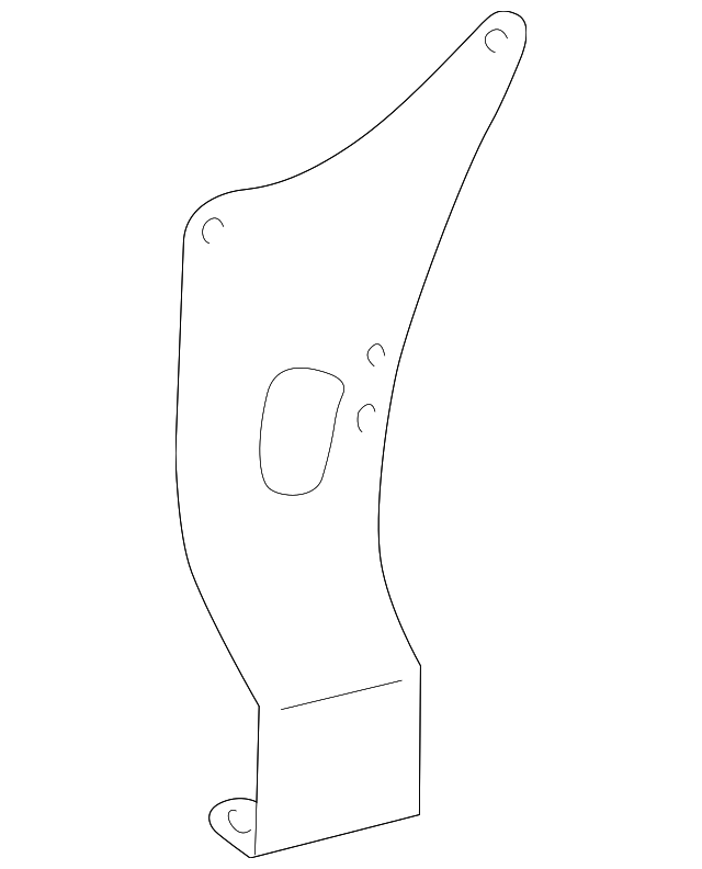 53153-35010 AIR GUIDE, RIGHT