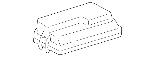 82672-02051 Деталь FUSE BOX MAIN UPPER COVER