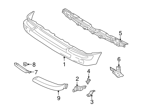 Tacoma BUMPER & COMPONENTS - FRONT