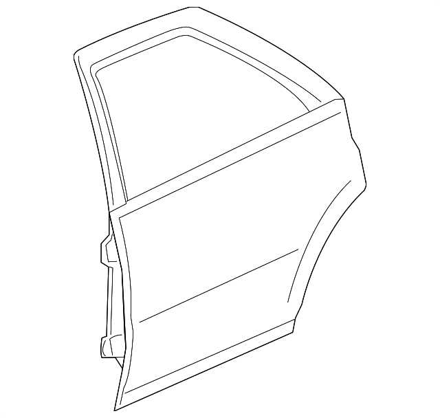 25630703 Деталь DOOR SHELL, LEFT