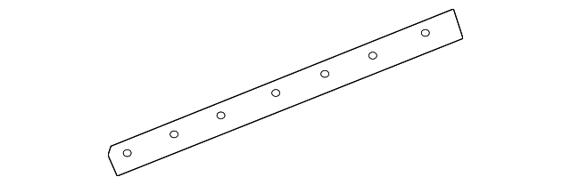 25641830 Деталь LOWER W'STRIP, RIGHT