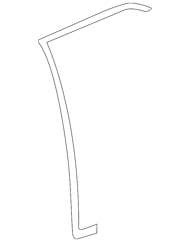 25687112 Деталь DOOR W'STRIP, RIGHT
