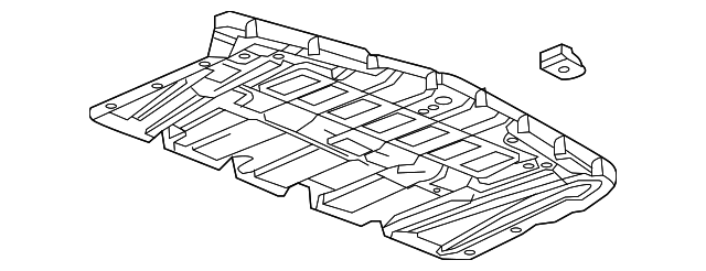 23307421 Деталь LOWER DEFLECTOR