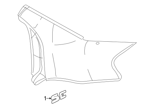 Stratus EXTERIOR TRIM - QUARTER PANEL