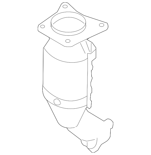 208A1-JA21A Деталь CATALYTIC CNVRTR, LEFT