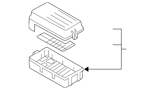 3671085Z40 Деталь FUSE BOX MAIN