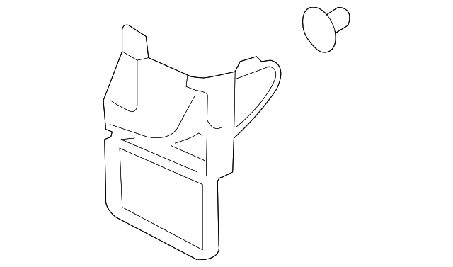 76607-60230-G1 Деталь MUD GUARD, RIGHT