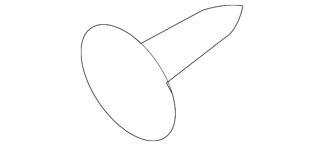 12493-06207B Деталь FENDER LINER SCREW, LEFT