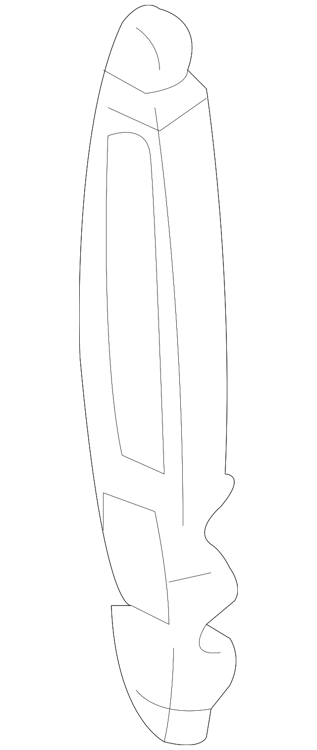 84141-3F500 REAR INSULATOR, LEFT