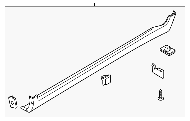 87751-3W000 Деталь ROCKER MOLDING, LEFT
