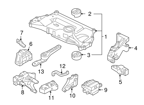 Jetta ENGINE & TRANS MOUNTING