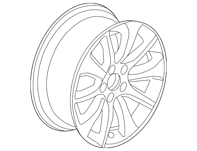 42700-TZ3-A01 Деталь DISK, ALUMINUM WHEEL (17X7) (1/2J) (ENKE