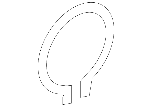 0154100011 INNER BOOT SNAP RING, RIGHT