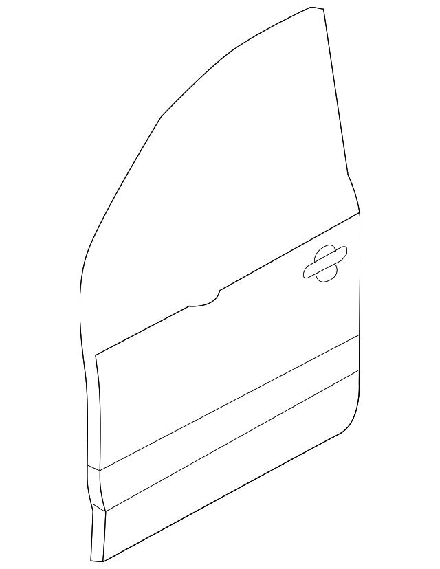 76003-1F020 Деталь DOOR SHELL, LEFT