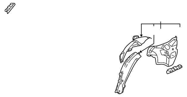 41-14-8-398-689 Деталь WHEELHOUSE ASSY, LEFT