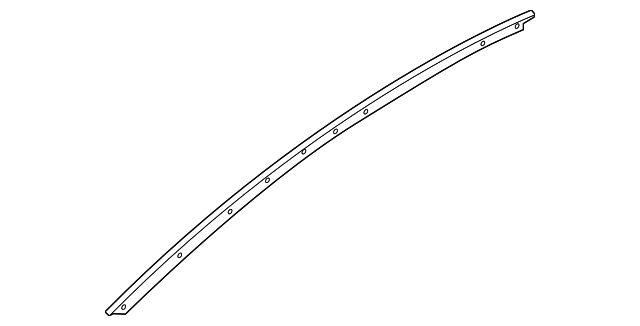 82860-2M000 DRIP MOLDING, RIGHT