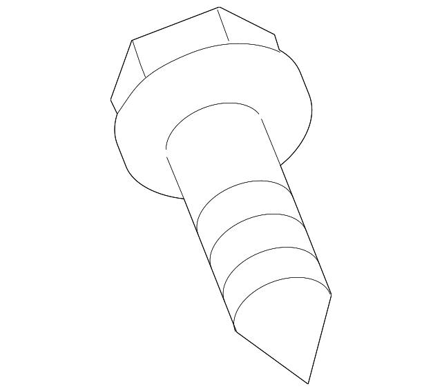 93567-55020 Деталь LOWER DOOR TRIM SCREW