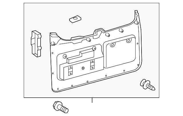 64780-60340-C0 Деталь LOWER DOOR TRIM