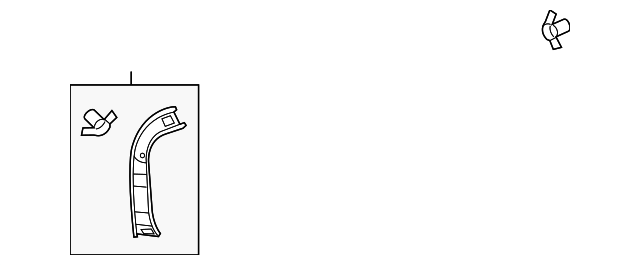 67938-60121-B1 Деталь WINDOW TRIM, LEFT