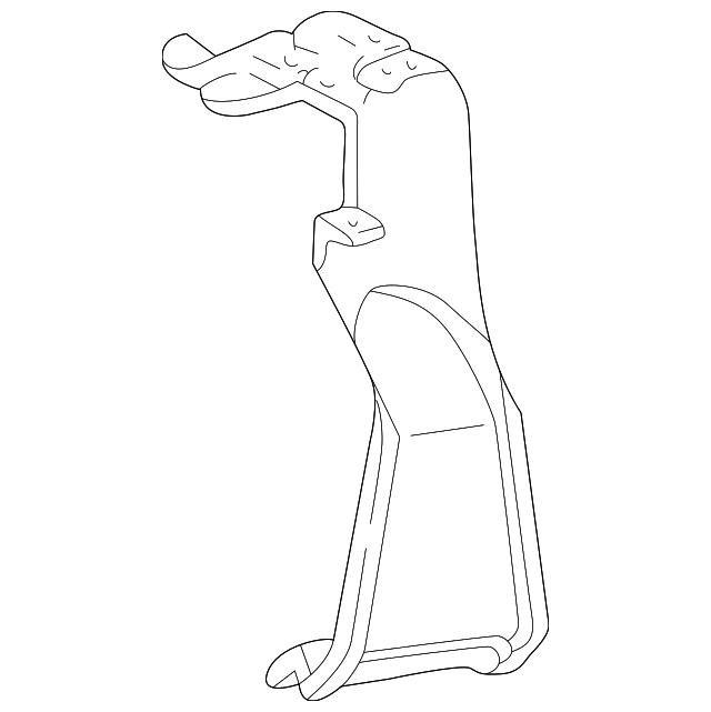 F65Z3489AA Деталь POWER STEERING RESERVOIR BRACKET