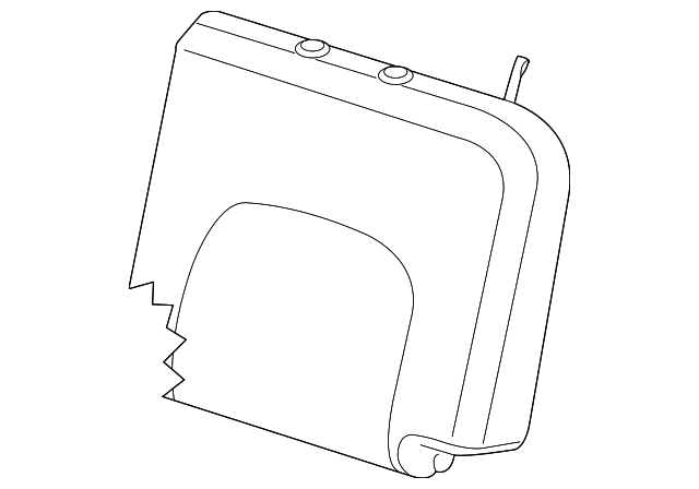 8788082Z00 Деталь SEAT BACK COVER