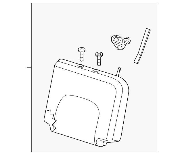 8730682Z10 Деталь SEAT BACK ASSY