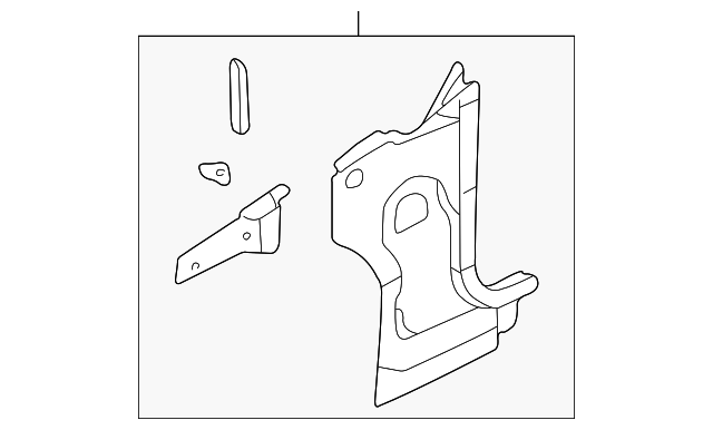 5014672AE Деталь REINFORCEMENT, RIGHT