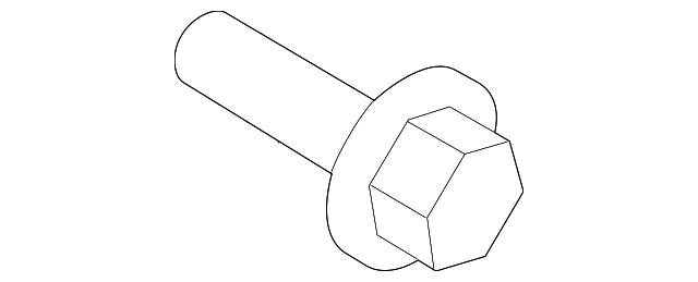 SU003-02857 Деталь FENDER BOLT, LEFT