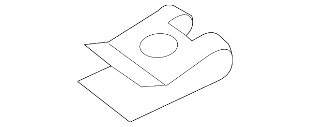 SU003-01536 Деталь FENDER LINER U-NUT, RIGHT