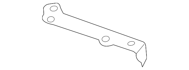 SU003-01554 Деталь FENDER LINER RETAINER PLATE, RIGHT