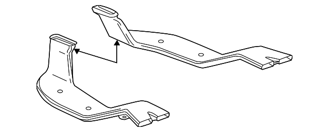 95028958 Деталь REAR DUCT, LEFT