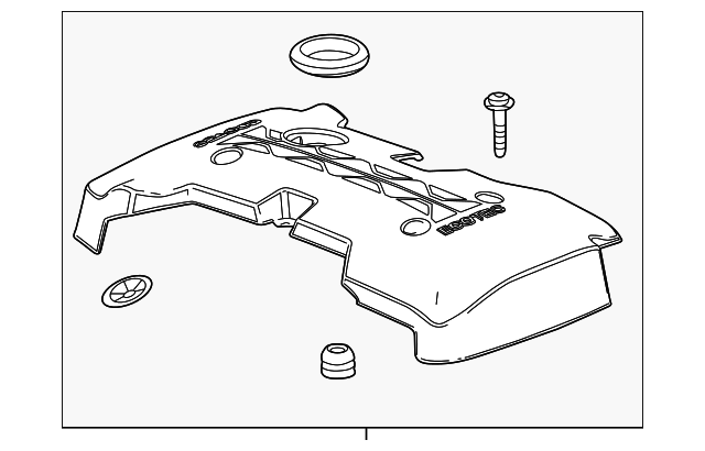 12637134 Деталь ENGINE COVER