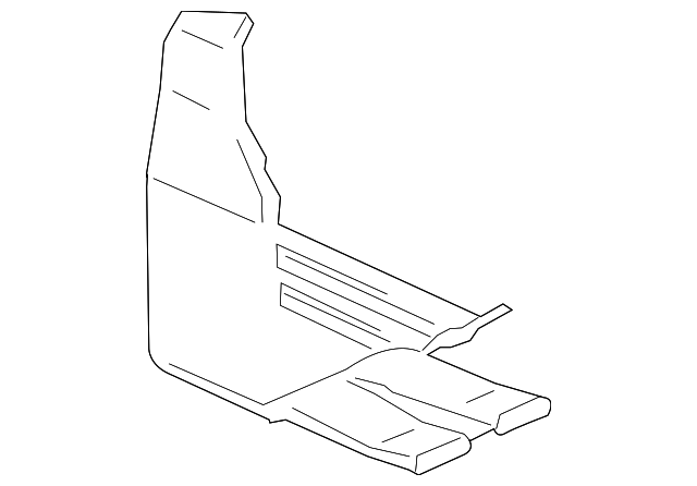 7830A238 Деталь REAR DUCT, LEFT