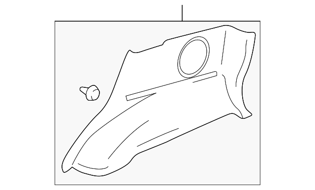 30025212 Деталь LOWER QTR TRIM, RIGHT