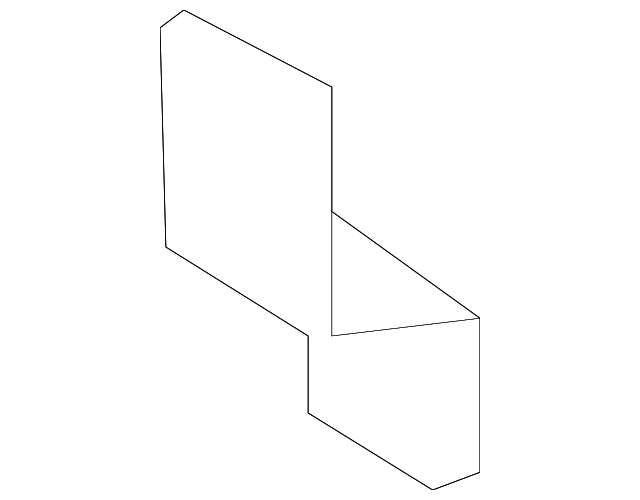 86633-1W220 Деталь UPPER BRACKET, RIGHT