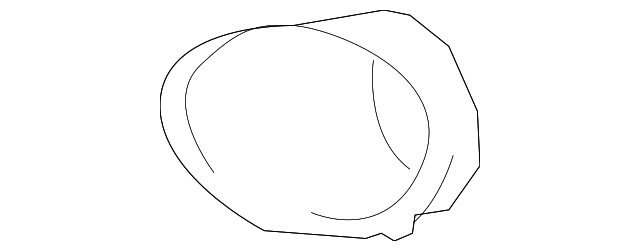 52128-0C050 LAMP COVER, LEFT