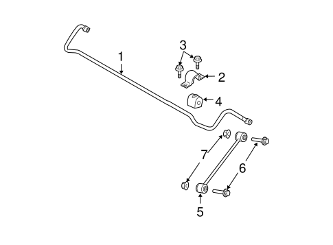 Charger STABILIZER BAR & COMPONENTS