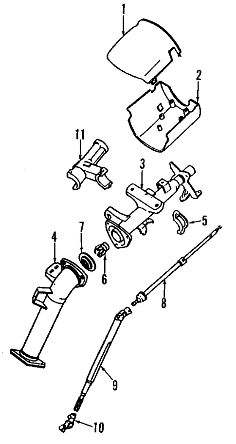Previa STEERING COLUMN 2