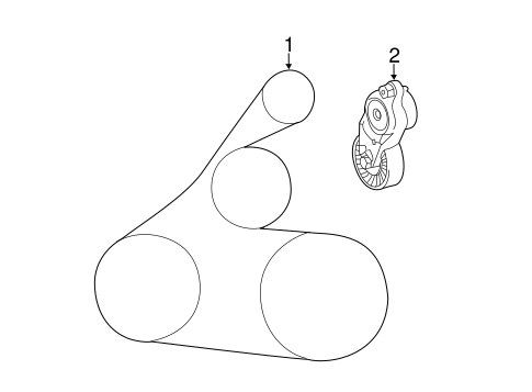 Camry BELTS & PULLEYS